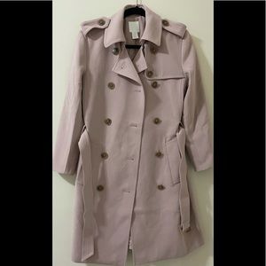 Blush Trench Coat HnM